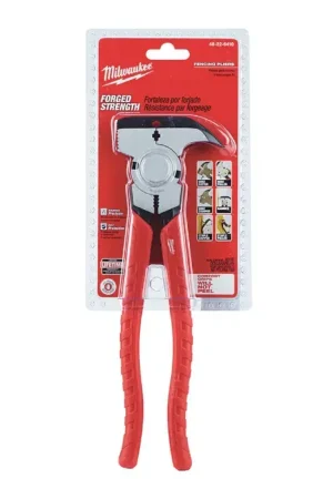 MILWAUKEE 48-22-6410 Flat Jaw Type, 10-39/64" Overall Length, Fencing Type Welding Pliers Limited Offer