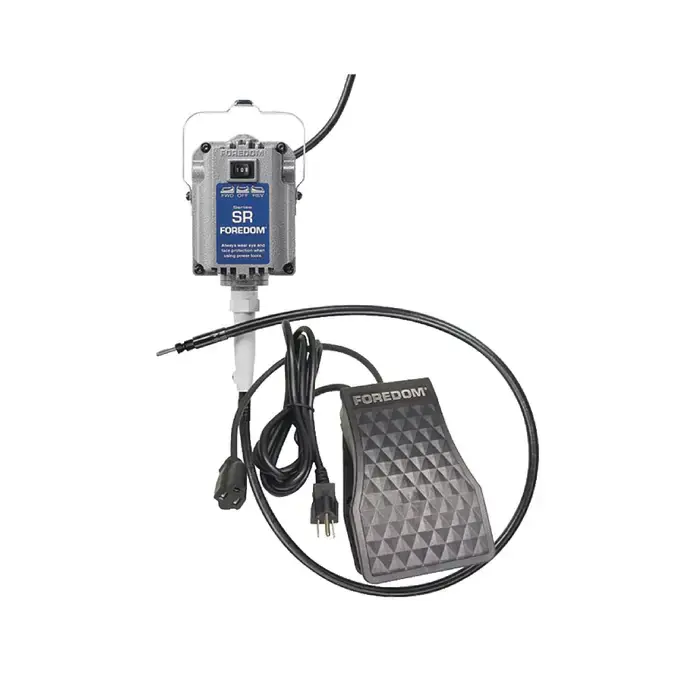 FOREDOM M.SR-FCT 1/6 HP Motor Hp, 0 - 5/32" Capacity, 500-15,000 RPM No-Load Speed Flexible Shaft Machine Grinder Reduced Price