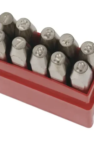 Hassle-Free Returns PRYOR PPR10060 Number Set Type, 3/16" Character Size, 0-9 Characters Letters & Figures