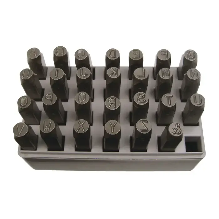 C.H. HANSON 20801 Letter Set Type, 1/8" Character Size, A-Z and & Characters Letters & Figures Limited Offer