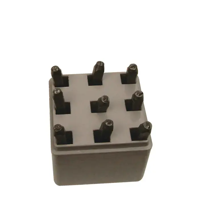 Special Offer C.H. HANSON 20541 Number Set Type, 1/8" Character Size, 0-8 / use 6 as 9 Characters Letters & Figures