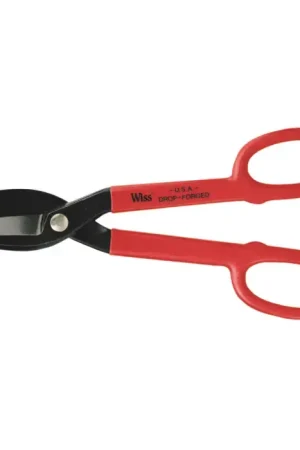 Limited Time WISS A-12N 24 Gauge Capacity, 2" Length of Cut, Straight Pattern Type Snips