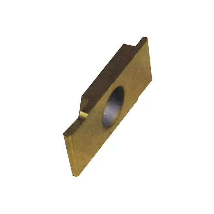One Day Deal NIKCOLE - GIE-7-GR-2.0R C6-PV, Indexable Carbide On-Edge Grooving Insert, 0.079" Cutting Width, Right Hand