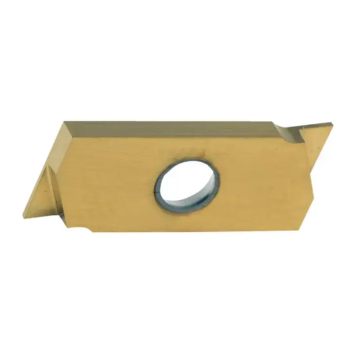 NIKCOLE - GIE-7-SG-1.6R C5-PV, Indexable Carbide On-Edge Grooving Insert, 0.063" Cutting Width, Right Hand Secure Checkout