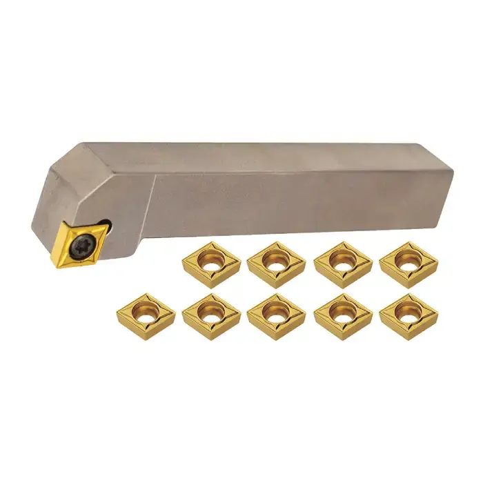 Low Price AKUMA 11.06.01013 - 3/4" VCMT33_ Turning Set with Inserts (Single), Right Hand