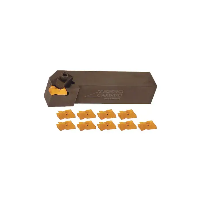 TERRA CARBIDE 14-0538-03 - 3/4" Shank Top-Clamp Holder Set with Inserts, Right Hand Best Choice