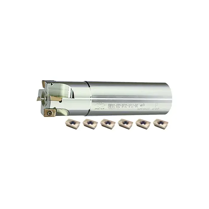 ZCC-CT KIT2-EMP01-08-02 - 1.500" - 90 Degree Indexable End Mill Set With Inserts (Single), Right Hand Big Sale