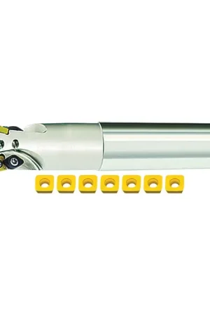 ZCC-CT KIT2-XMR01-05-02 - 1.250" - High Feed Indexable End Mill Set with Inserts, Right Hand Free Returns