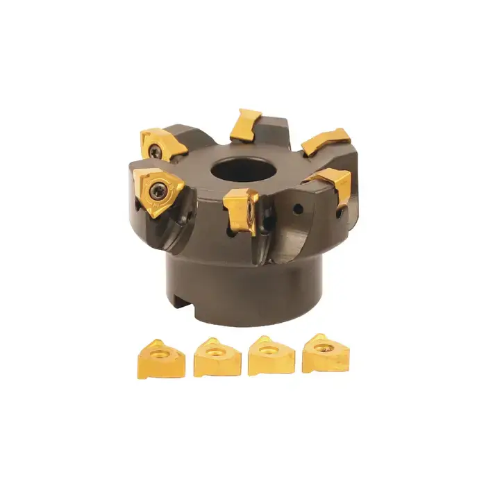 AKUMA 09.06.00766 - 3.000" - 90 Degree Square Shouldering Indexable Face Mill Set with Inserts, Right Hand Flash Sale