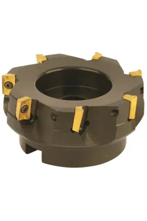 AKUMA 09.06.00775 - 2.000" - 90 Degree Square Shouldering Indexable Face Mill Set with Inserts, Right Hand Fast Shipping
