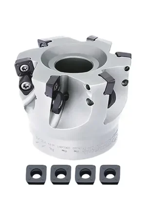 ZCC-CT KIT1-XMR01-08-03 - 2.000" - High Feed Indexable Face Mill Set with Inserts, Right Hand Low Price