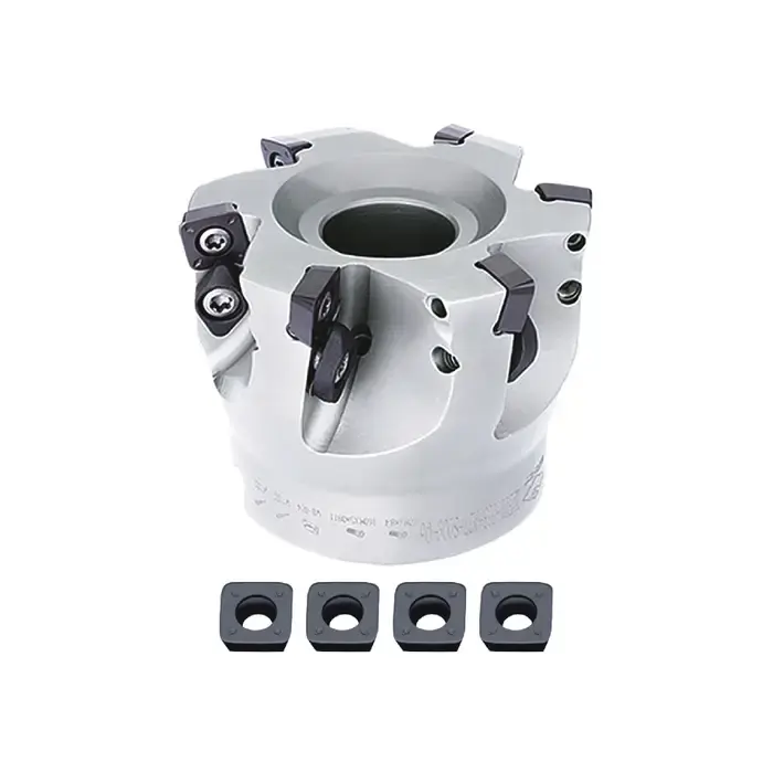 ZCC-CT KIT1-XMR01-08-03 - 2.000" - High Feed Indexable Face Mill Set with Inserts, Right Hand Low Price