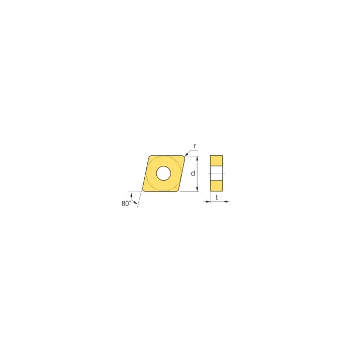 Affordable WALTER 6412018 - CNMA432-RK5 WKK10S, 80° Diamond, Indexable Carbide Turning / Boring Insert