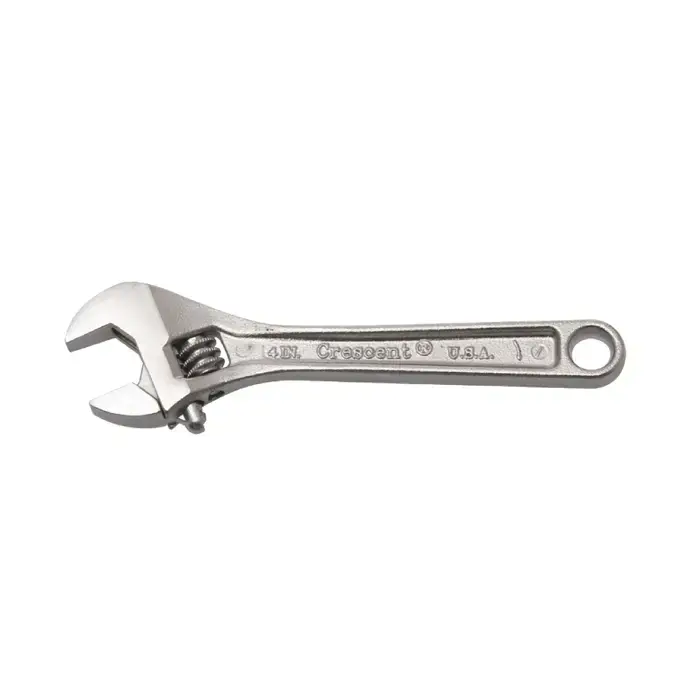 Express Delivery CRESCENT AC24VS Chrome Adjustable Wrench Type, 4" Size, 1/2" Maximum Opening Adjustable Wrench