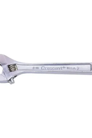 New Arrival CRESCENT AC28VS Chrome Adjustable Wrench Type, 8" Size, 1-1/8" Maximum Opening Adjustable Wrench