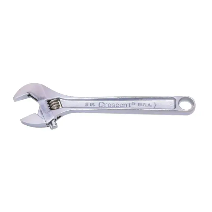 New Arrival CRESCENT AC28VS Chrome Adjustable Wrench Type, 8" Size, 1-1/8" Maximum Opening Adjustable Wrench