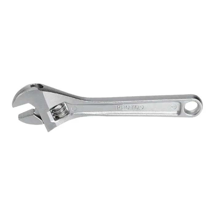 Affordable PROTO J706 Satin Chrome Finish Adjustable Wrench Type, 6" Size, 15/16" Maximum Opening Adjustable Wrench