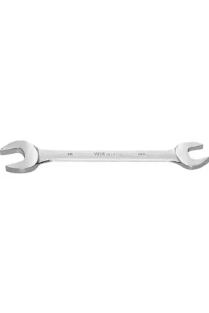 WILLIAMS 1729 5/8" x 3/4" Size, 8-9/32" Overall Length, Chrome Satin Finish Finish Coating Open End Wrench Same Day Shipping