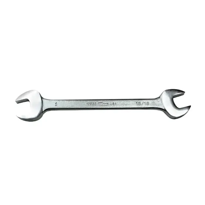 MARTIN TOOLS 1033C 15/16" x 1" Size, 11-1/2" Overall Length, Chrome Coated Finish Coating Open End Wrench Instant Buy