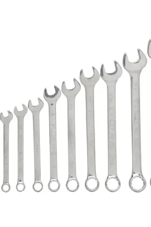 Luxury STANLEY 94-385W 11 pc. Wrench Set Type, 1/4" - 13/16" Size, 12 No. of Points Combination Wrench