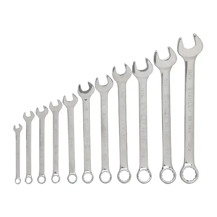 Luxury STANLEY 94-385W 11 pc. Wrench Set Type, 1/4" - 13/16" Size, 12 No. of Points Combination Wrench