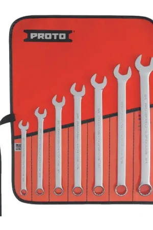 Affordable PROTO J1200H-T500 7 pc. Wrench Set Type, 3/8" - 3/4" Size, 12 No. of Points Combination Wrench