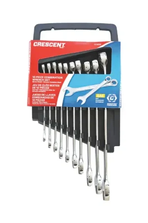 CRESCENT CCWS4-05 14 pc. Wrench Set Type, 3/8" - 1-1/8" Size, 12 No. of Points Combination Wrench Limited Offer