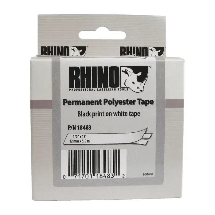 DYMO 18484 3/4" Width, 18‘ Length, White Color Labeler Tape Discount