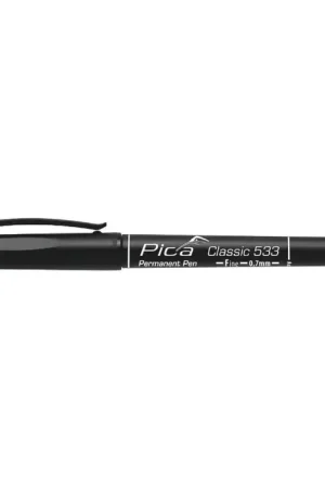 Trusted Brand PICA 533/46 Felt Tip Tip Type, Black Color Permanent Marker