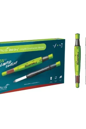 Get Yours PICA 6095 Tip Type, Graphite Color Carpenter Pencil Set