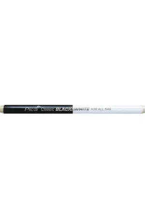 PICA 546-24-50 Solid Lead Tip Type, Black/White Color Pencil High Quality