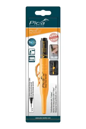 PICA 150/46/SB Bullet Tip Tip Type, Black Color Ink Marker For Deep Hole Fan Favorite