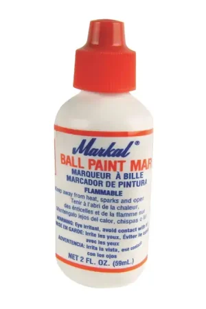 MARKAL 84622 Ball Point Tip Type, Red Color Paint Marker Price Cut