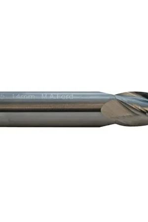 Weekend Sale M.A. FORD 16543310 11.00mm Size, 16.00mm LOC, 4 Flute, Solid Carbide Ball End Mill