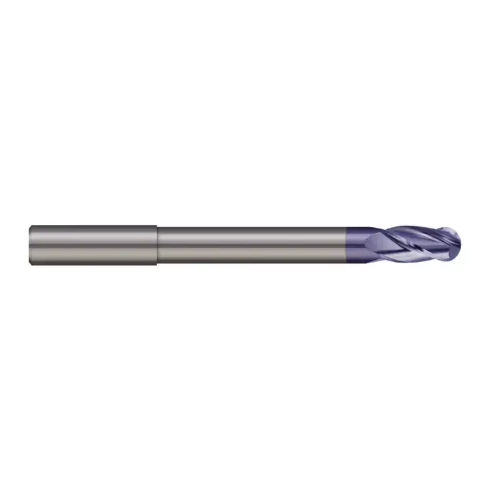 MICRO 100 MMBM-020-15X 2.00mm Size, 2.00mm LOC, 2 Flute, Solid Carbide Ball End Mill Free Returns