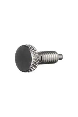 VLIER SSLF250 1/4"-20 Thread Size, 2/5" Thread Length, 0.124" Plunger Dia., Knurled Stainless Steel Hand Retractable Spring Plunger High Quality