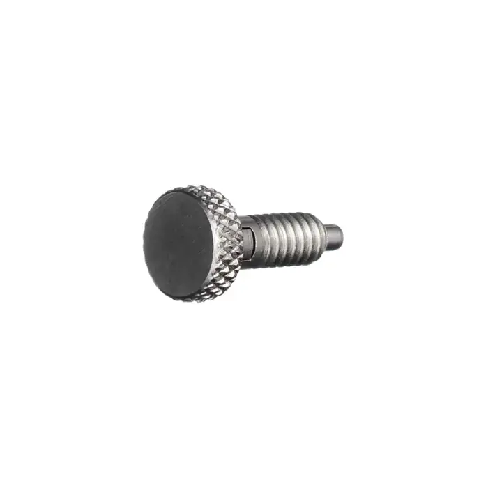 Popular VLIER SSLFH375P 3/8"-16 Thread Size, 3/4" Thread Length, 0.186" Plunger Dia., Knurled Stainless Steel Hand Retractable Spring Plunger