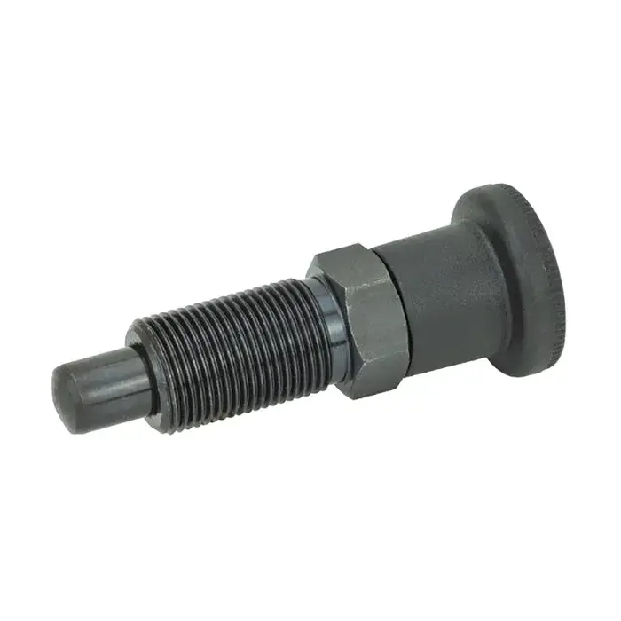 J.W. WINCO 817-5-5-3/8X16-B 3/8"-16 Thread Size, 5mm Plunger Dia., 19mm Handle Dia. Indexing Plunger Discount