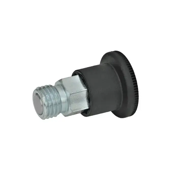 Hot Deal J.W. WINCO 822.6-5-M10-C M10 Thread Size, 5mm Plunger Dia., 25mm Handle Dia. Indexing Plunger