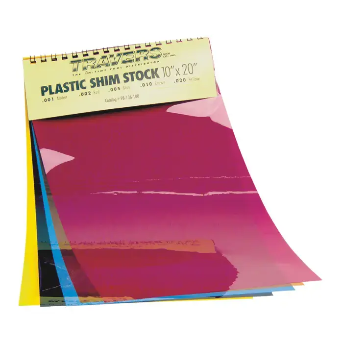 Special Discount TTC 98-136-006 .005" Thick, 10" Width, Blue Plastic Shim Stock