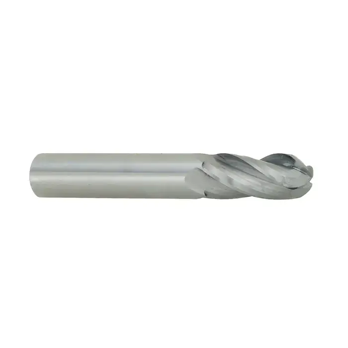 Cheap M.A. FORD 14056250 9/16" Size, 1-1/8" LOC, 4 Flute, Solid Carbide Ball End Mill