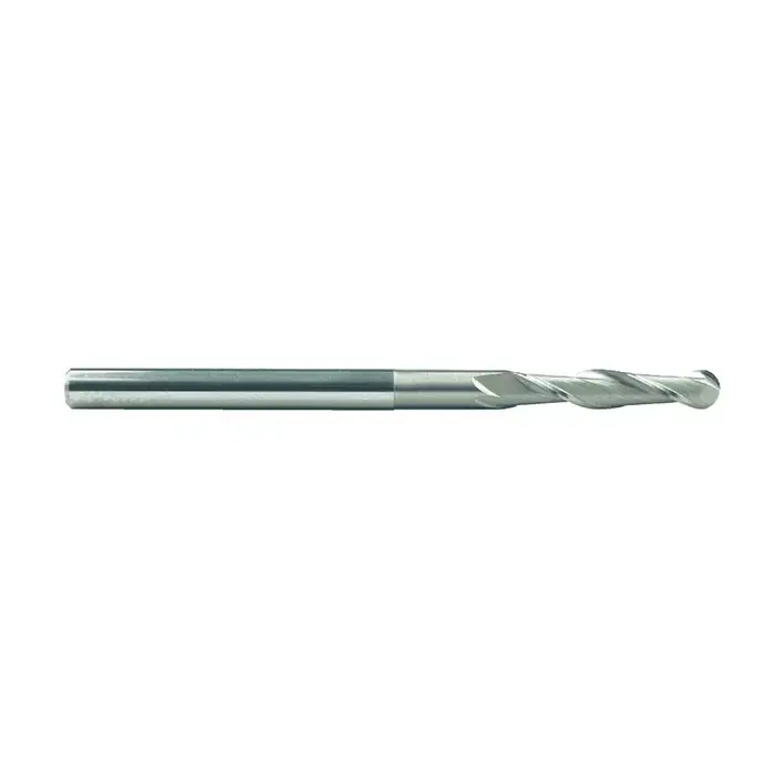 Professional Grade MELIN 103607 7/16" Size, 1-1/2" LOC, 2 Flute, Solid Carbide Ball End Mill