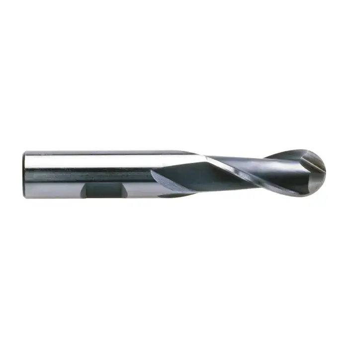 New Arrival TTC 08-370-016 1/4" Size, 5/8" LOC, 2 Flute, High Speed Steel Ball End Mill