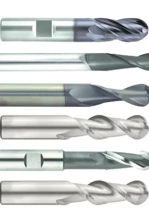 Best Seller NIAGARA N60760 1/2" Size, 5/8" LOC, 4 Flute, Solid Carbide Ball End Mill