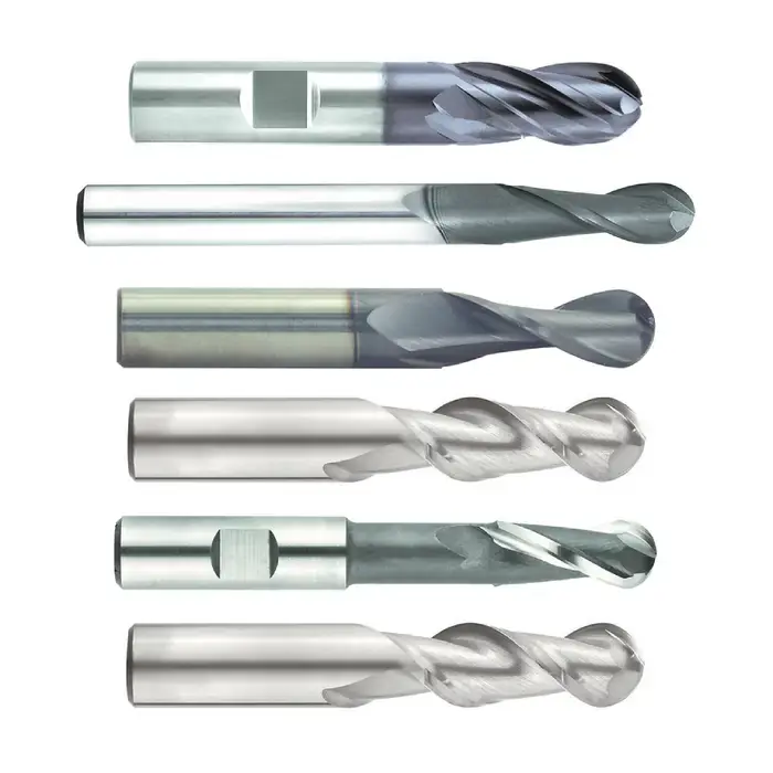NIAGARA N86256 1/2" Size, 1" LOC, 2 Flute, Solid Carbide Ball End Mill Best Price