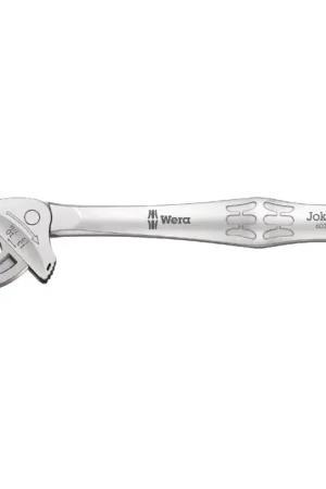 Super Sale WERA 05020100001 Chrome Adjustable Wrench Type, 6.1" Size, 1/2" Maximum Opening Adjustable Wrench
