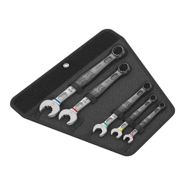 WERA 05020230001 5 pc. Wrench Set Type, 8 - 19mm Size, 12 No. of Points Combination Wrench Affordable