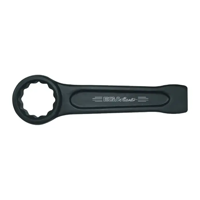 Discount EGA MASTER 61295 1-1/2" Size, 12 No. of Points, Epoxi Powder Matt Black Semi-Texturized Finish Coating Slogging Ring Wrench