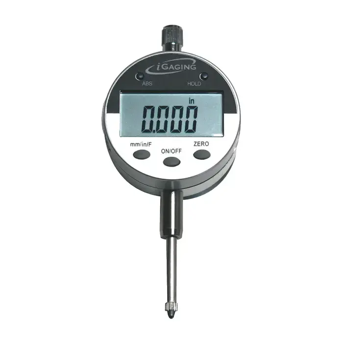 IGAGING 35-128 0 - 1" (0 - 25mm) Range, .0005", 0.01mm, 1/128" Resolution Digital Drop Indicator Flash Sale