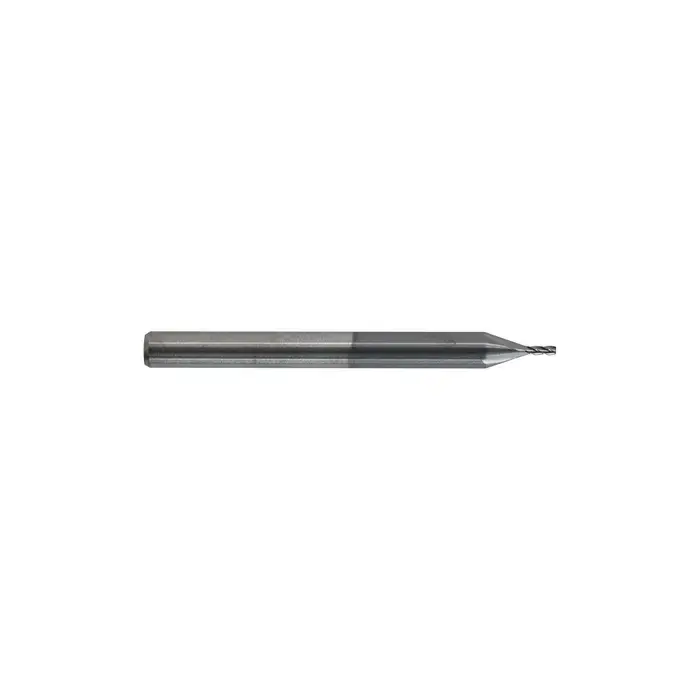 Budget KEO 930 Solid Carbide End Mill, Ø1/32 x 3/32, 4 Flute, Standard Length, Square, AlTiN Coated